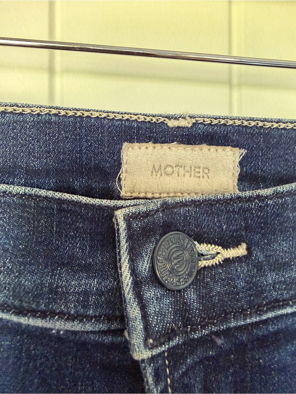 MOTHER Indigo High-Rise Wide Leg Jeans - Picture 3 of 13